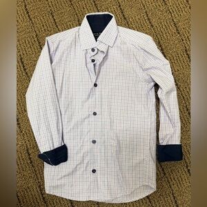 Kids Checkered Button Down Shirt